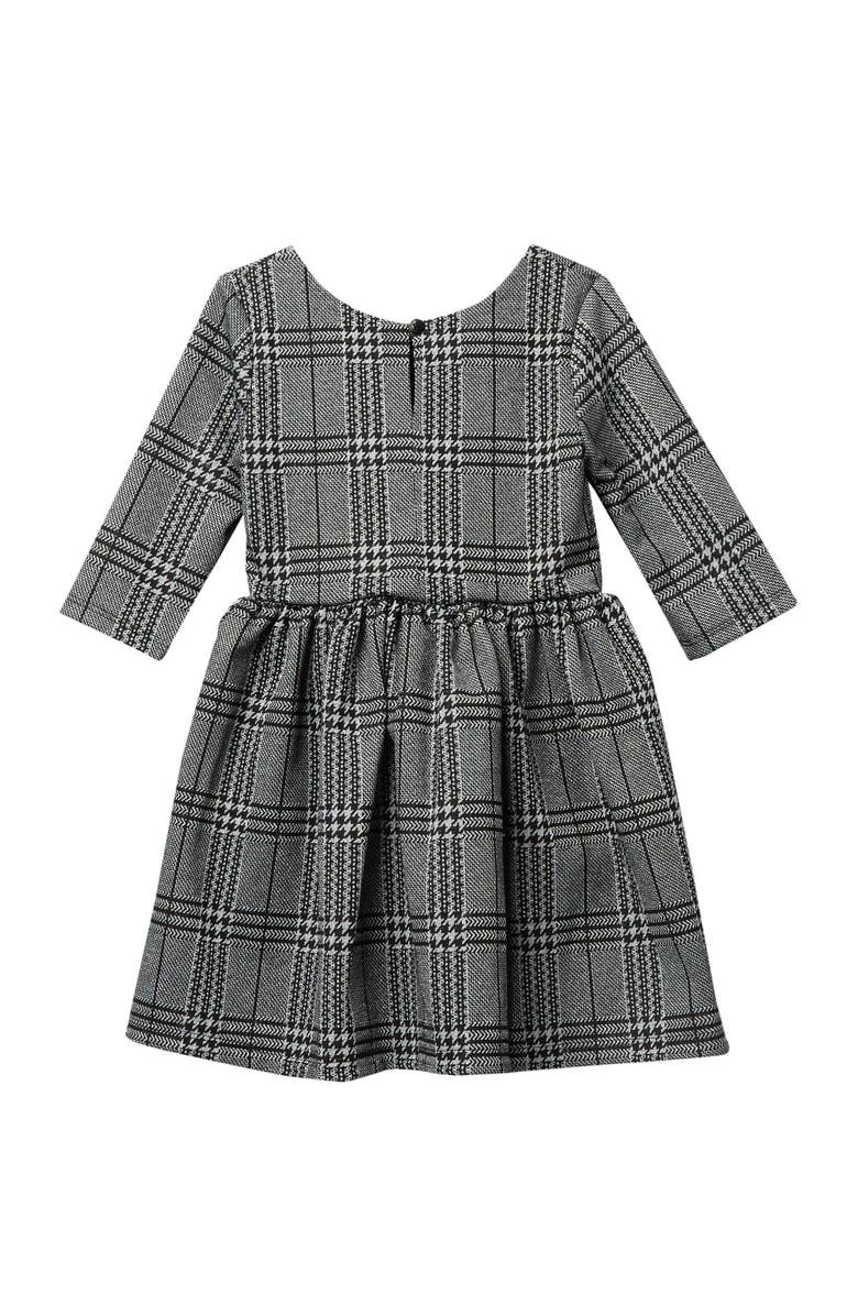 Pippa & Julie Metallic Houndstooth Skater Dress, Alternate, color,