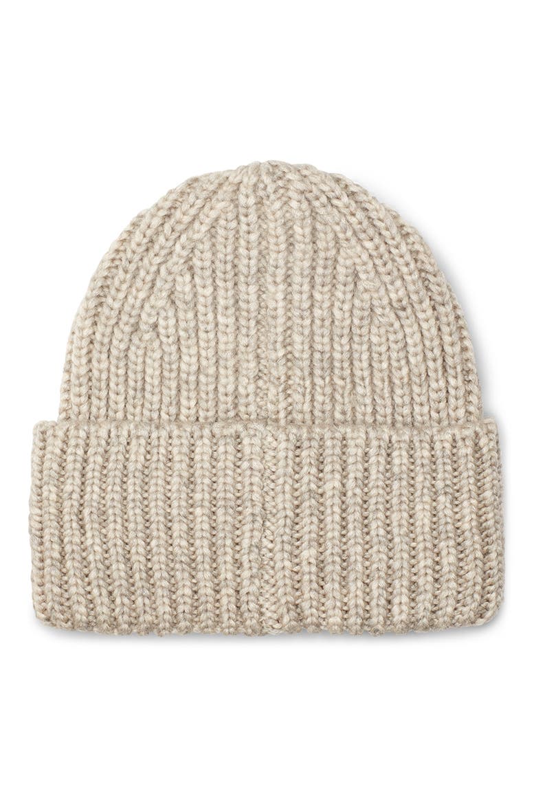 Chunky Ribbed Beanie, Alternate, color, LIGHT GREY