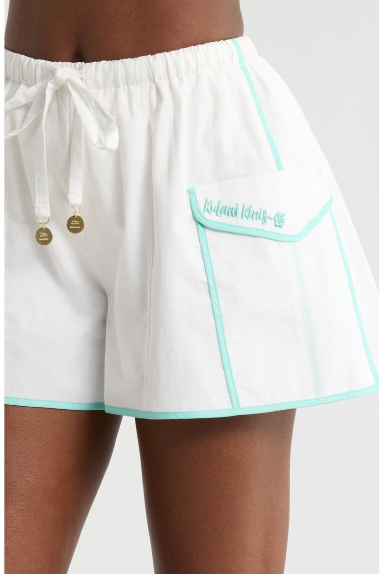 Essential Cover-Up Cargo Shorts, Alternate, color, CRYSTAL TIDES