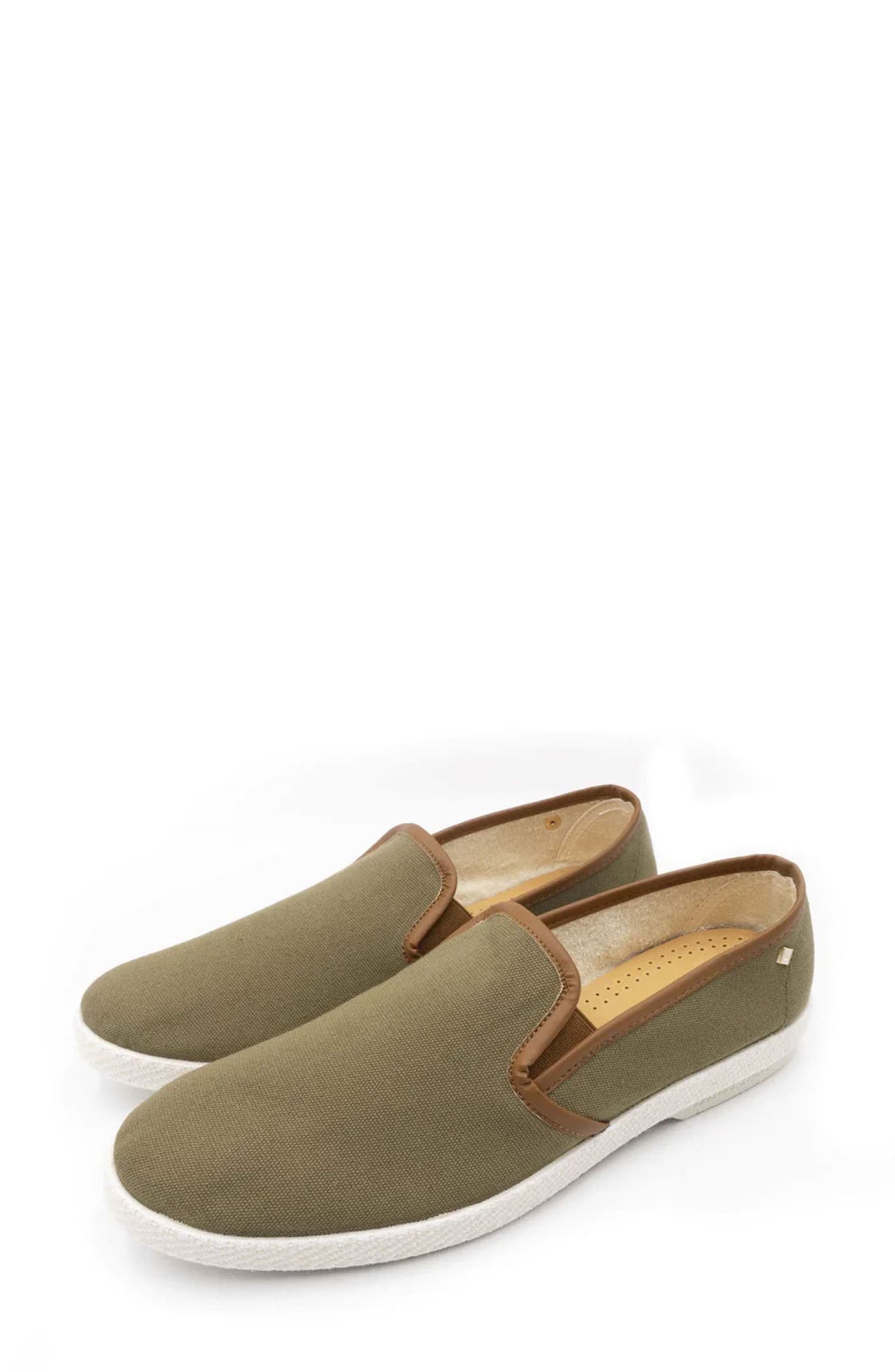 Rivieras Canvas Slip-On Sneaker, Main, color, Bago