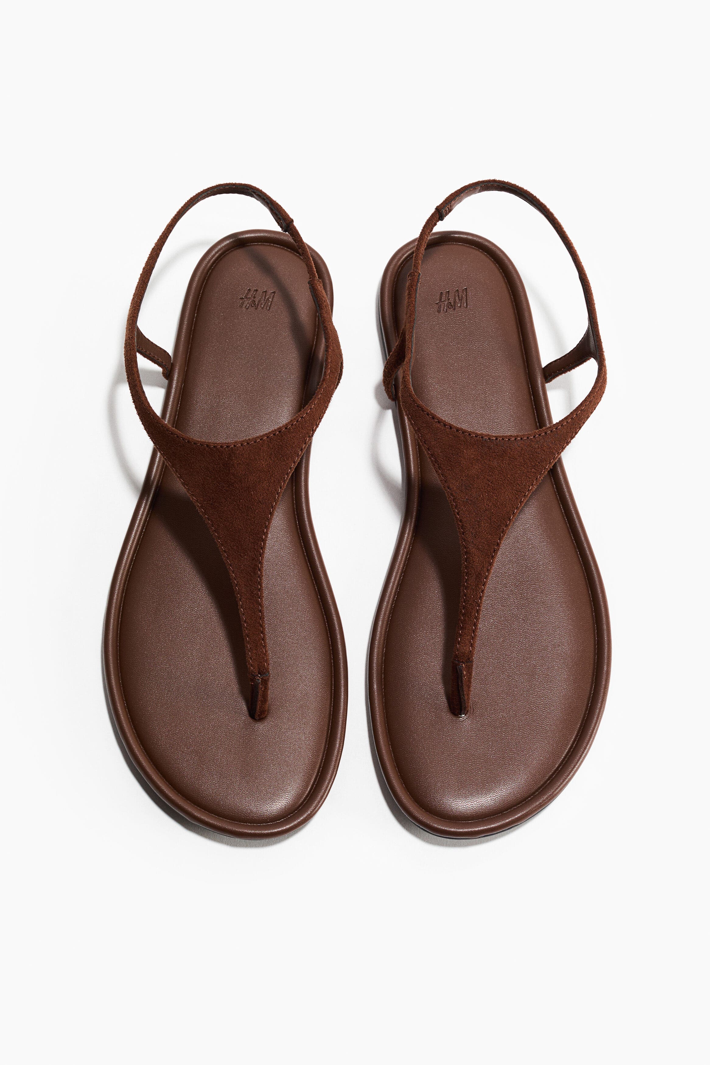 H&M Sandals, Alternate, color, Dark Brown