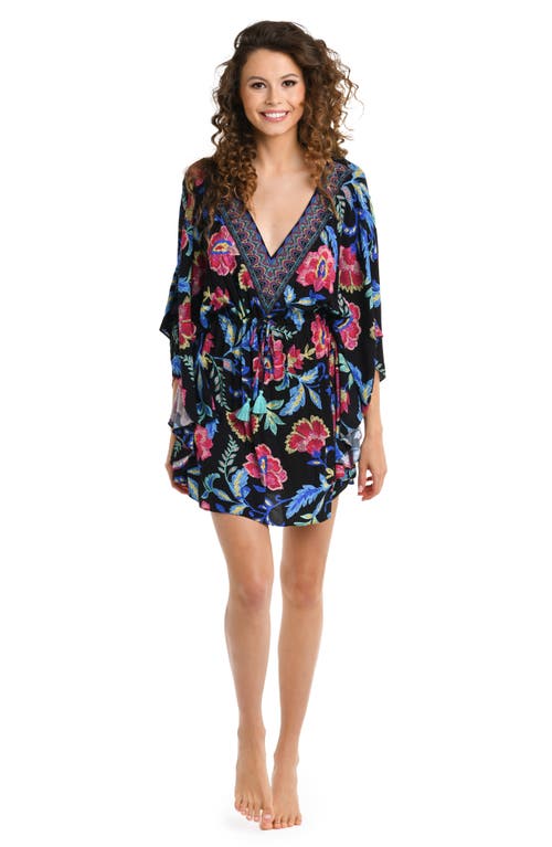 La Blanca Midnight V-neck Cover-up Dress In Multi