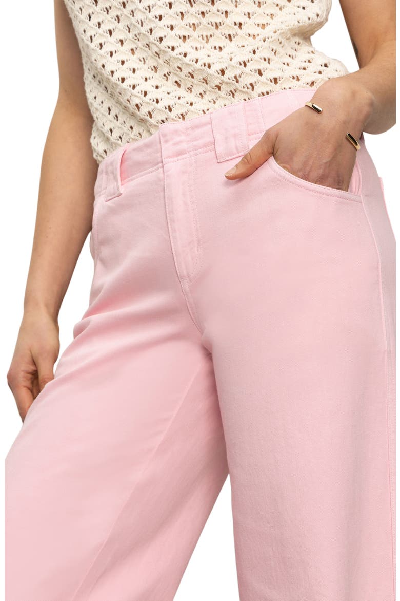 Arden High Waist Wide Leg Jeans, Alternate, color, WASHED CHERRY BLOSSOM