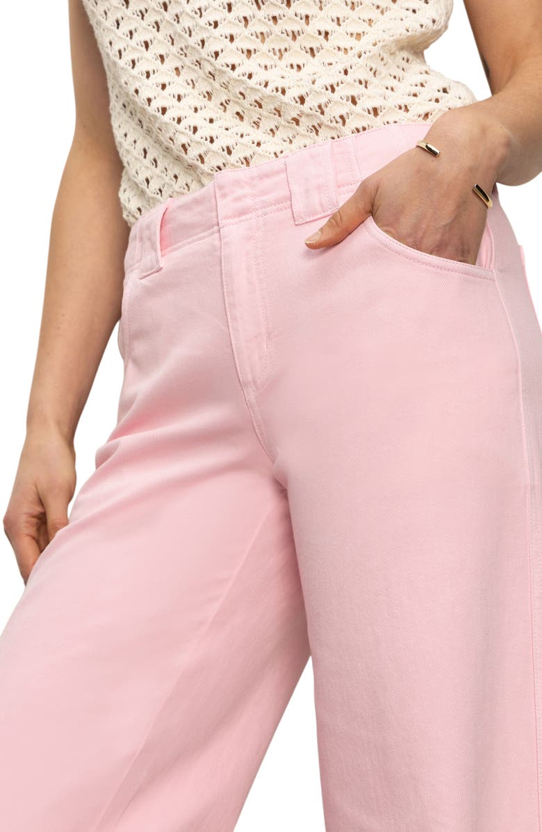 Sanctuary Arden High Waist Wide Leg Jeans, Alternate, color, Washed Cherry Blossom