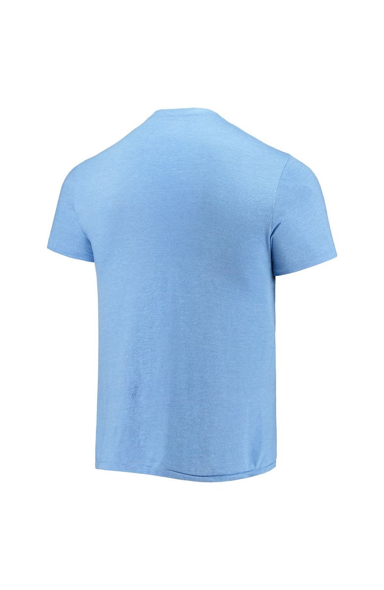 Champion Men's Champion Heathered Light Blue North Carolina Tar Heels Vault Logo Tri-Blend T-Shirt, Alternate, color, 