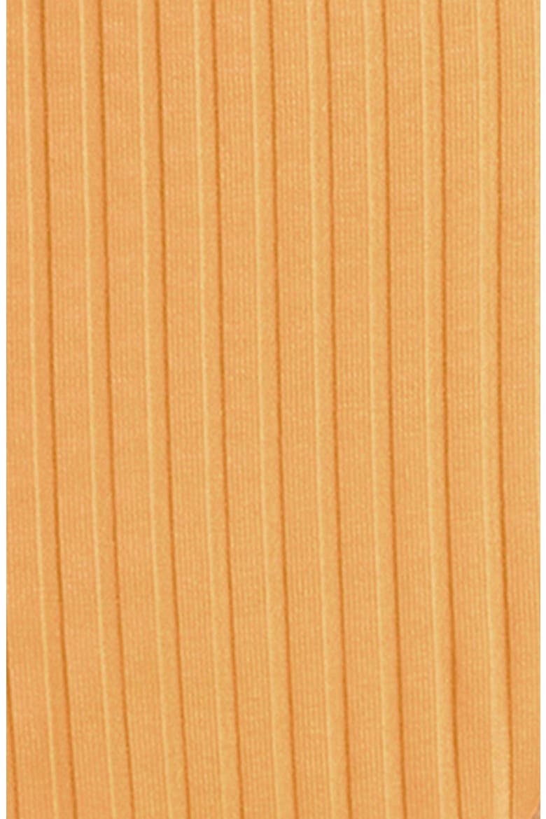 Elle Tie Side Rib Bikini Bottoms, Alternate, color, CREAMSICLE