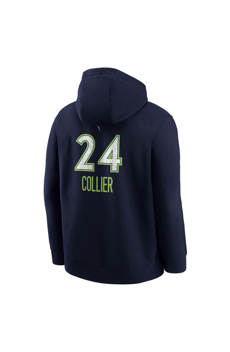 Nike Men's Nike Napheesa Collier Navy Minnesota Lynx Explorer Edition Name & Number Pullover Hoodie, Alternate, color, Navy