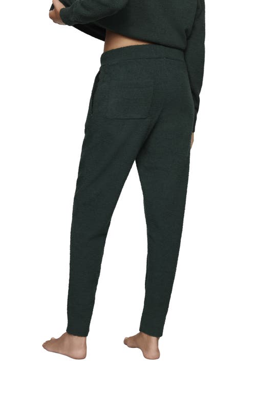 Eberjey Recycled Bouclé Joggers In Green