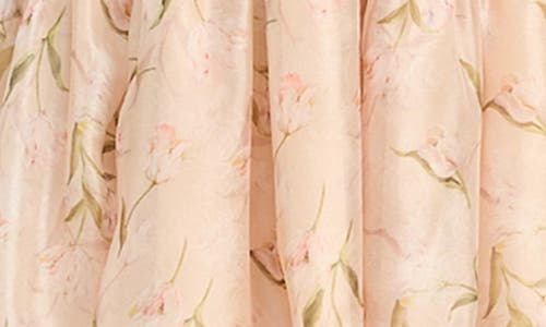 En Saison Kimberly Mini Dress In Cantaloupe Multi In Multi