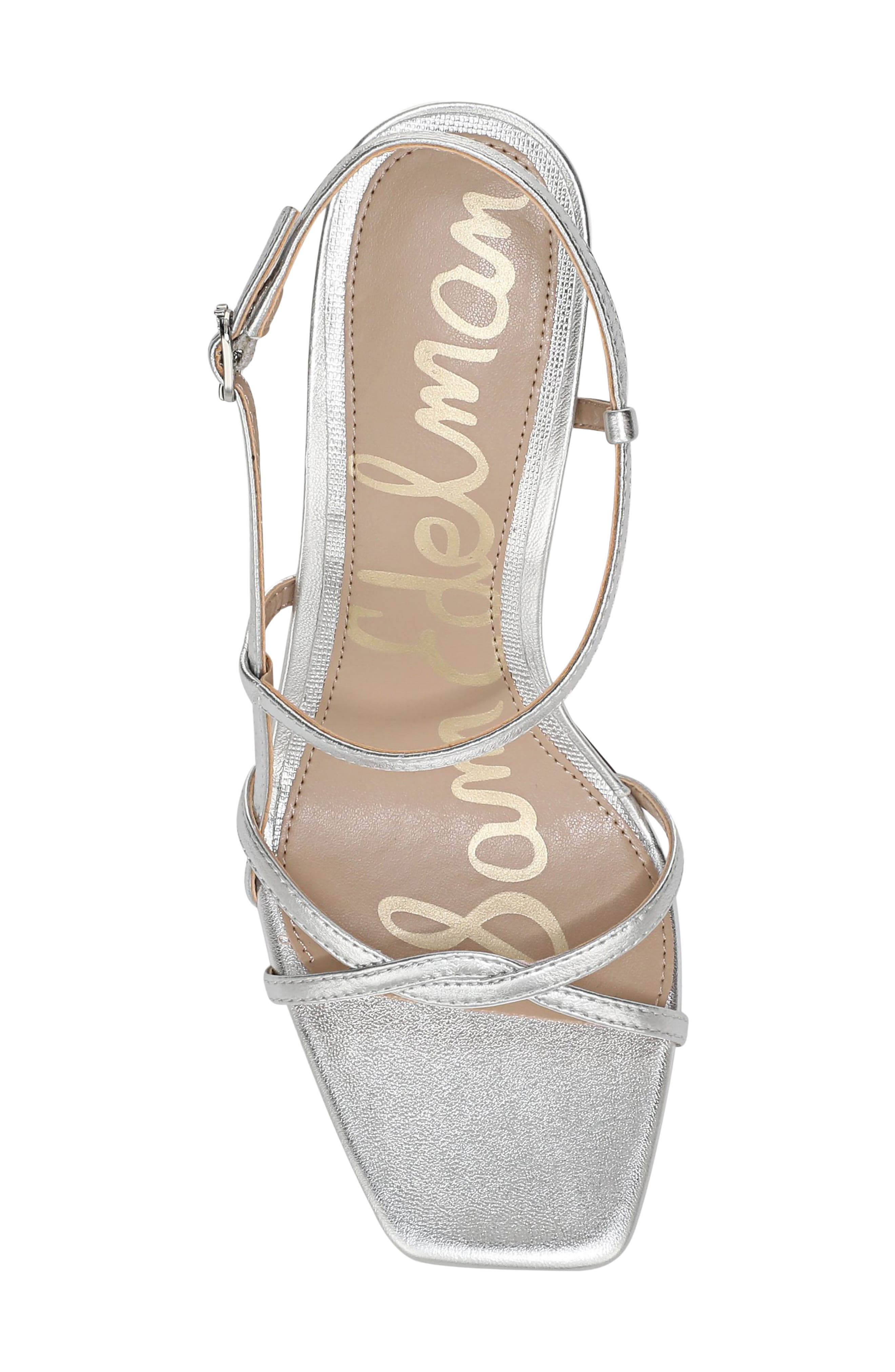 Elissa Slingback Sandal, Alternate, color, SOFT SILVER