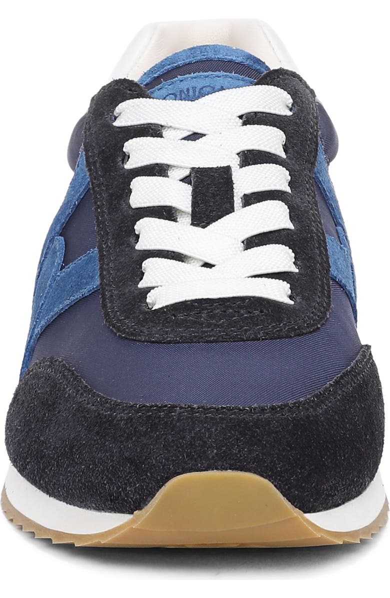 Veronica Beard Penrose Sneaker, Alternate, color, Navy/ Blue Coast/ Flame