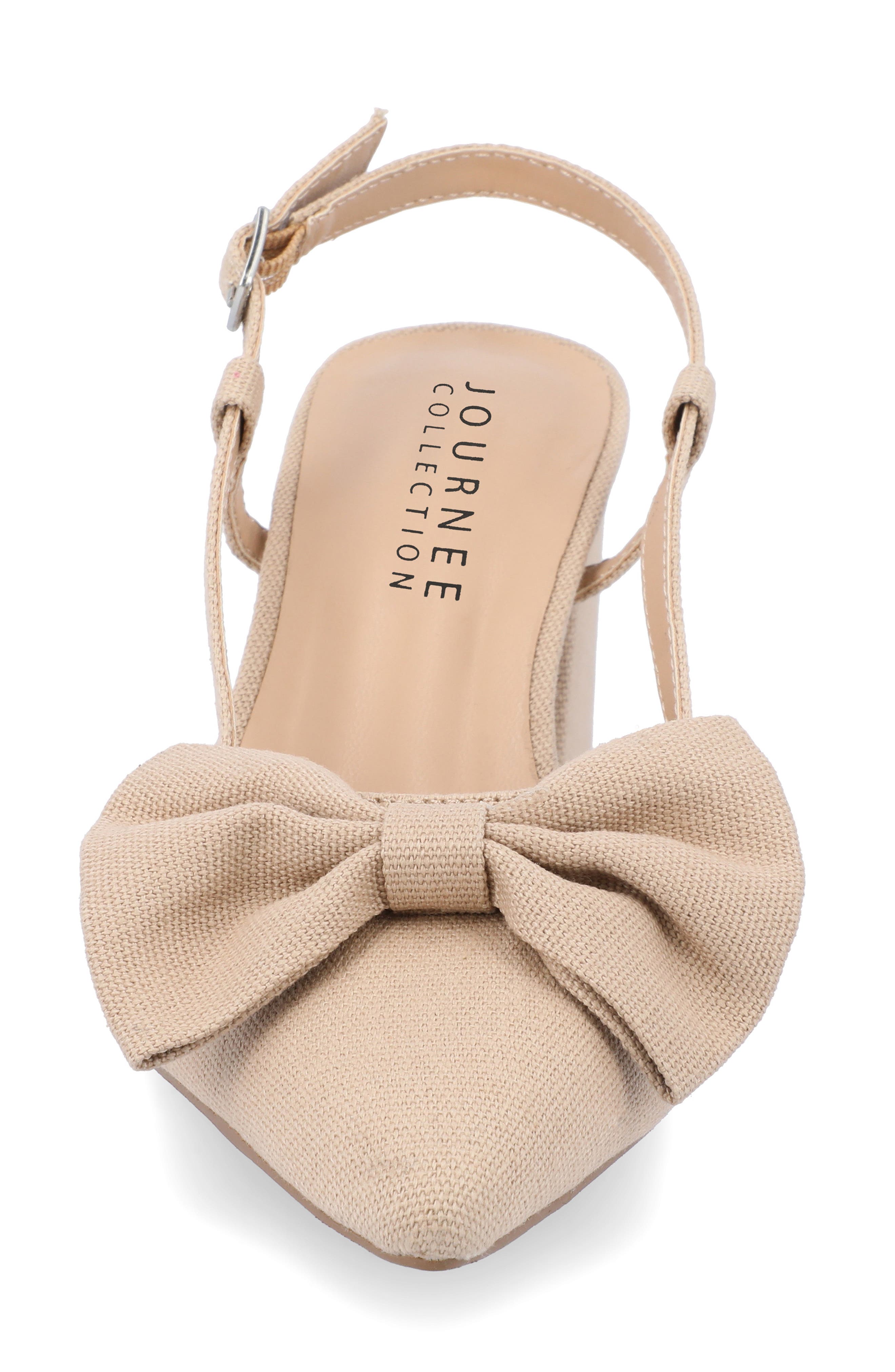 Journee Collection Tailynn Slingback Pump, Alternate, color, Tan