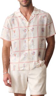 Marine Layer Luzio Short Sleeve Button-Up Shirt