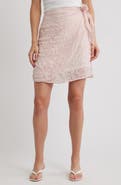 Cloth & Stone Wrap Miniskirt