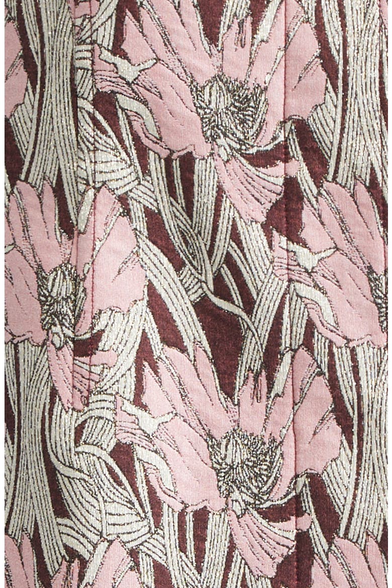 Jessup Floral Jacquard Vest, Alternate, color, RAISIN MULTI