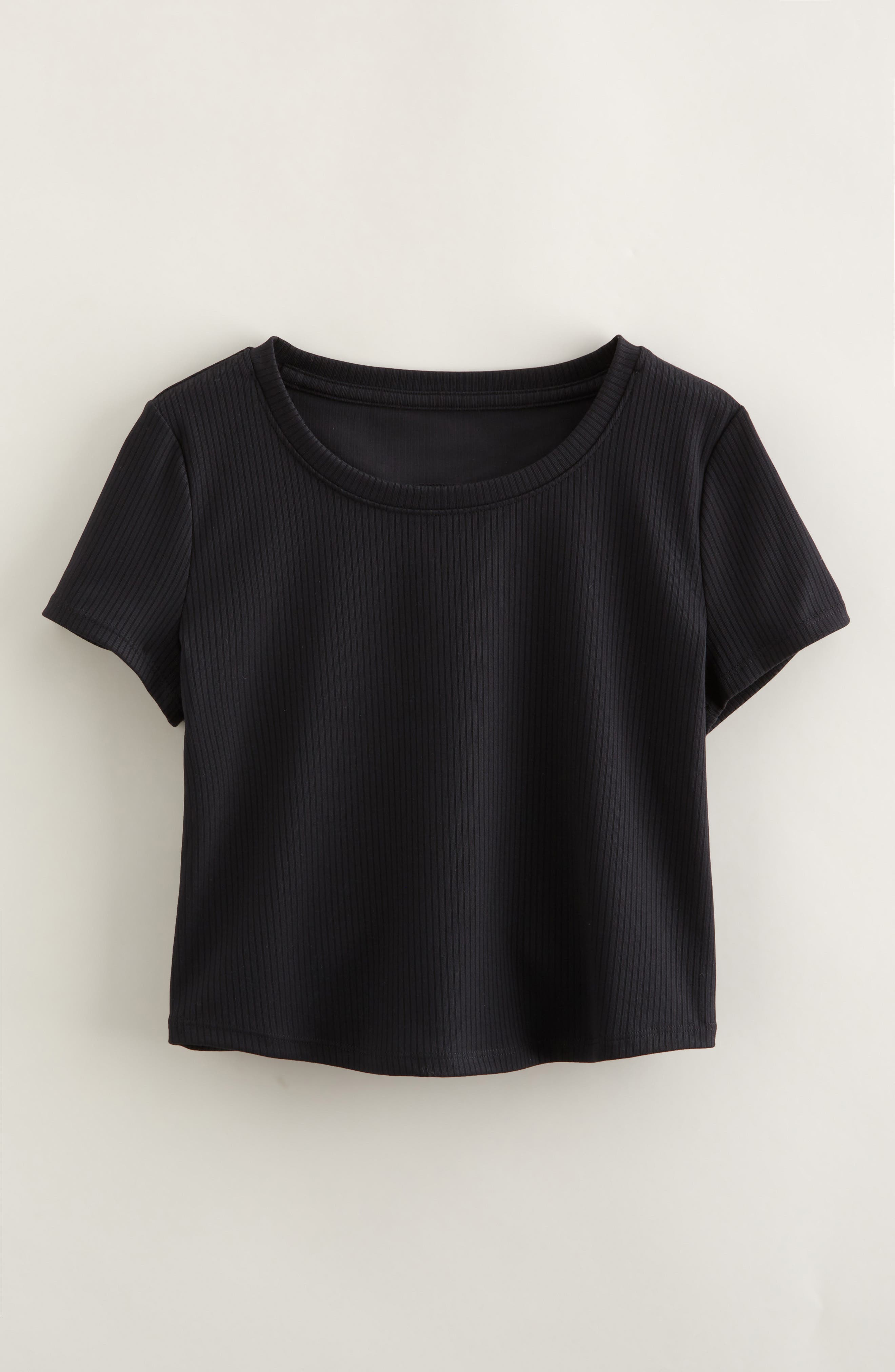 Zella Girl Kids' All in Cutout Rib T-Shirt