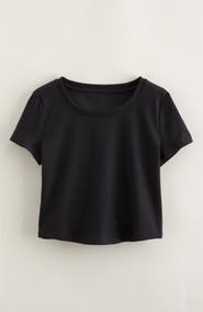 Zella Girl Kids' All in Cutout Rib T-Shirt