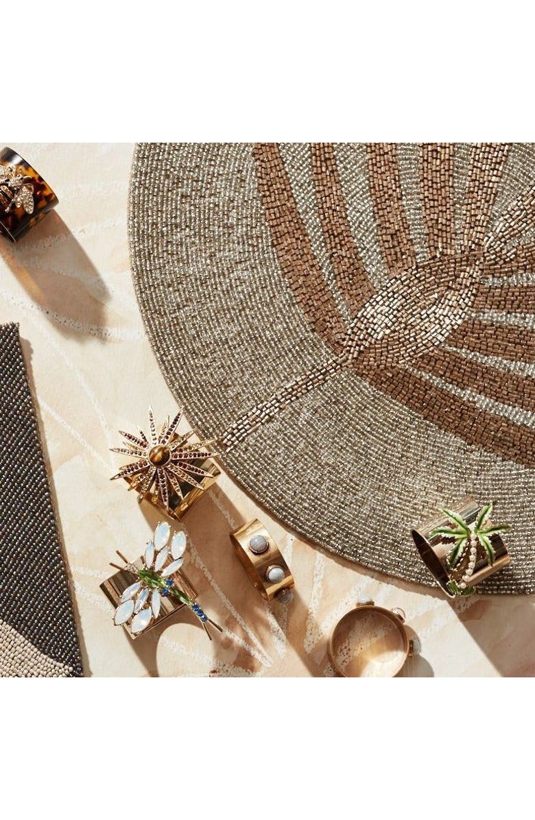 Joanna Buchanan Cabochon napkin rings, set of four, Alternate, color,