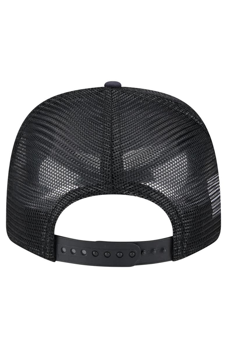 New Era Men's New Era Black Los Angeles Dodgers Adventure Drinks Pattern 9SEVENTY Stretch-Snap Hat, Alternate, color, Navy