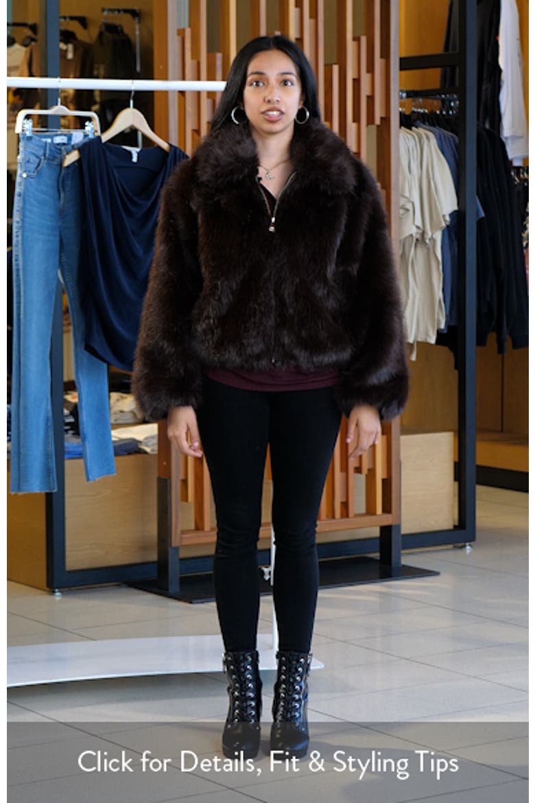 Faux Fur Zip Jacket video