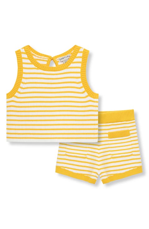 Rib Knit Tank & Shorts Set (Baby)