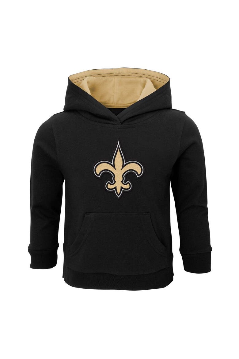 Toddler Black New Orleans Saints Prime Pullover Hoodie, Main, color, Black