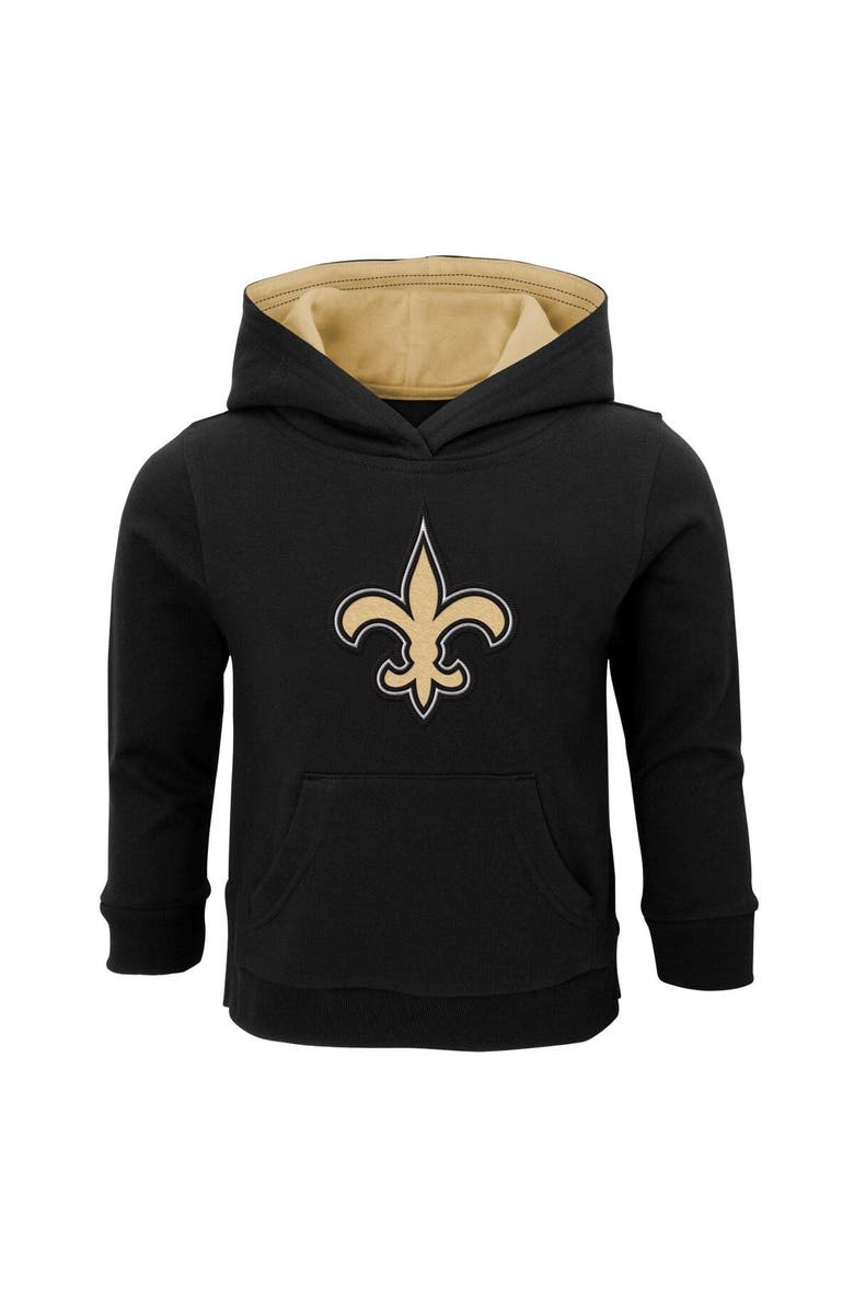 Outerstuff Toddler Black New Orleans Saints Prime Pullover Hoodie, Main, color, Black