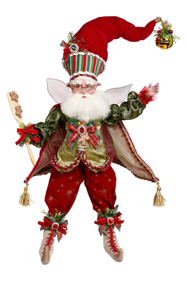 Gingerbread Baker Fairy, Large, Main, color, Red