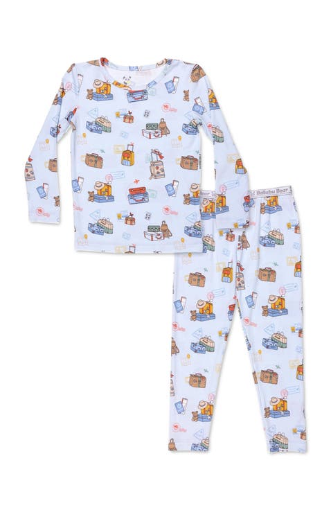 Kids' Vintage Suitcases Set of 2 Piece Pajamas