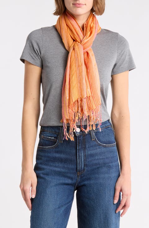 Multicolored Stripe Scarf