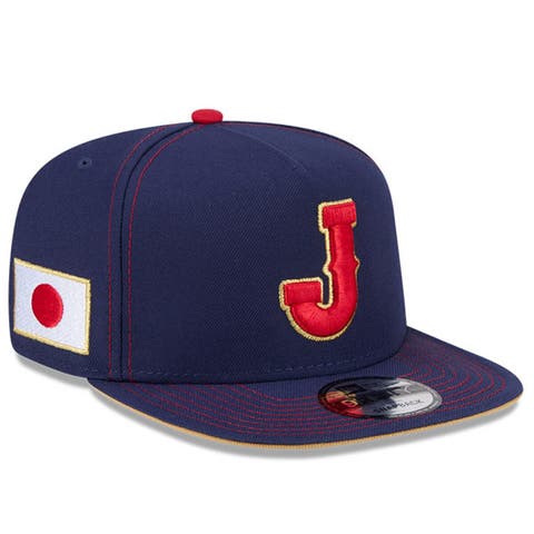 Men's New Era  Navy Japan Baseball 2026 World Baseball Classic 9FIFTY A-Frame Snapback Hat