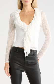 Yara Ruffle Lace Top