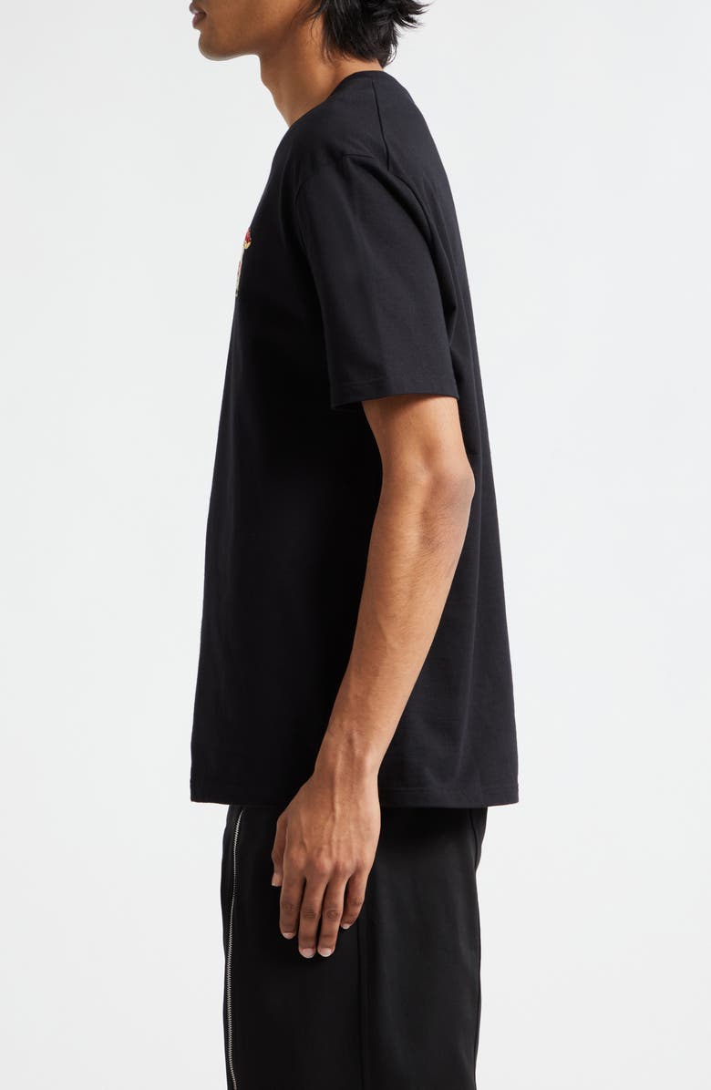 Jil Sander Mushroom Patch Cotton T-Shirt, Alternate, color, 