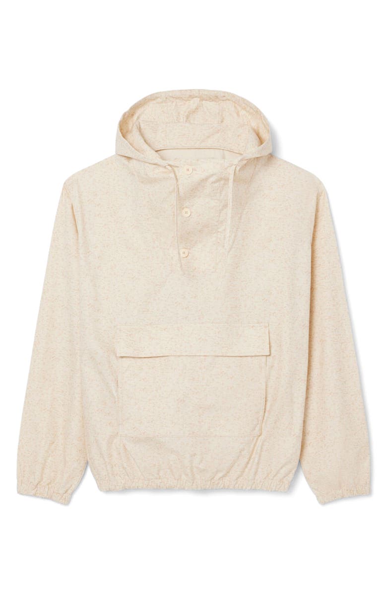 Lacoste Water Repellent Cotton Anorak, Alternate, color, Naturel Clair