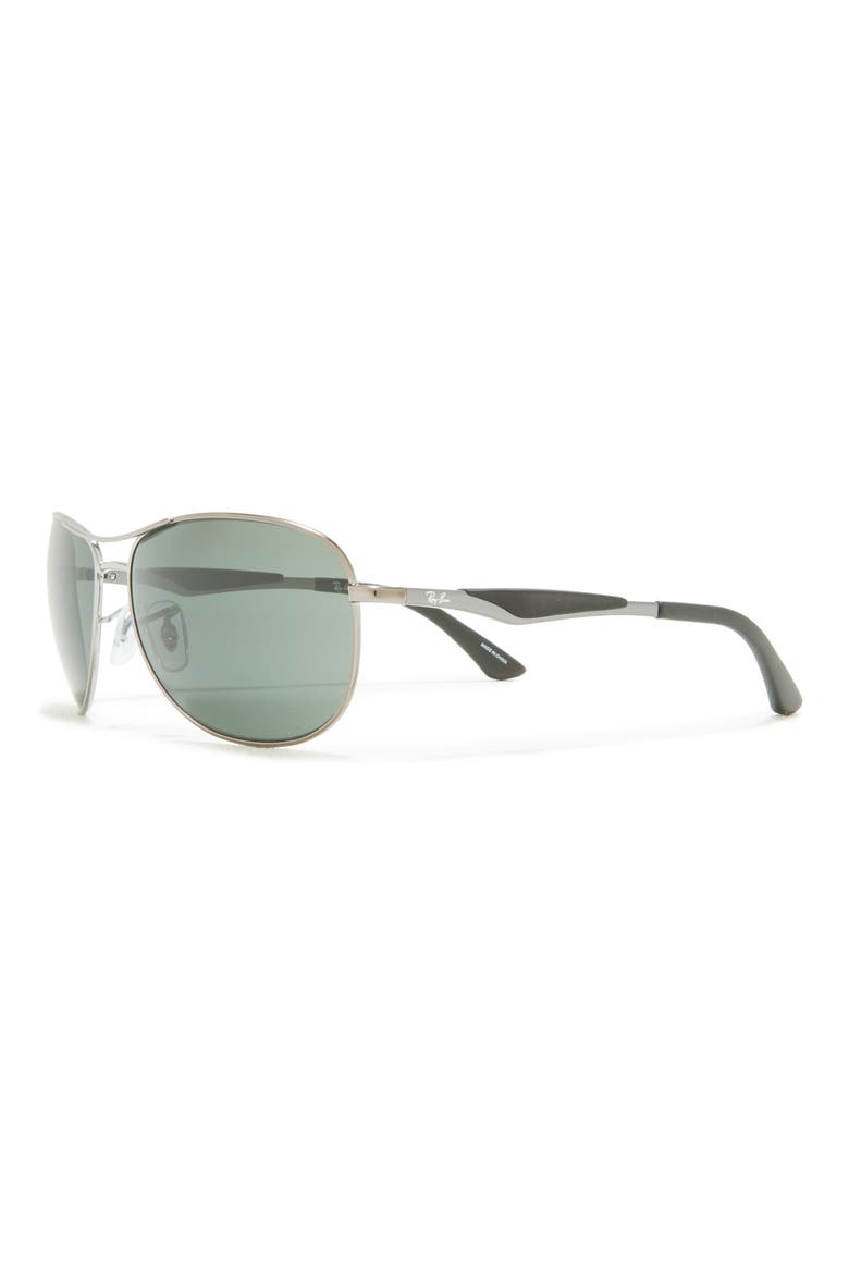 59mm Pilot Sunglasses, Alternate, color, GUNMETAL