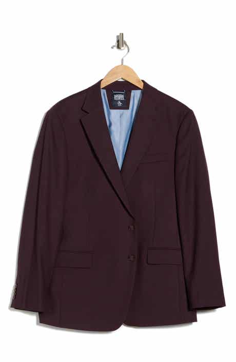 Original Penguin Notch Lapel Wool Blend Blazer