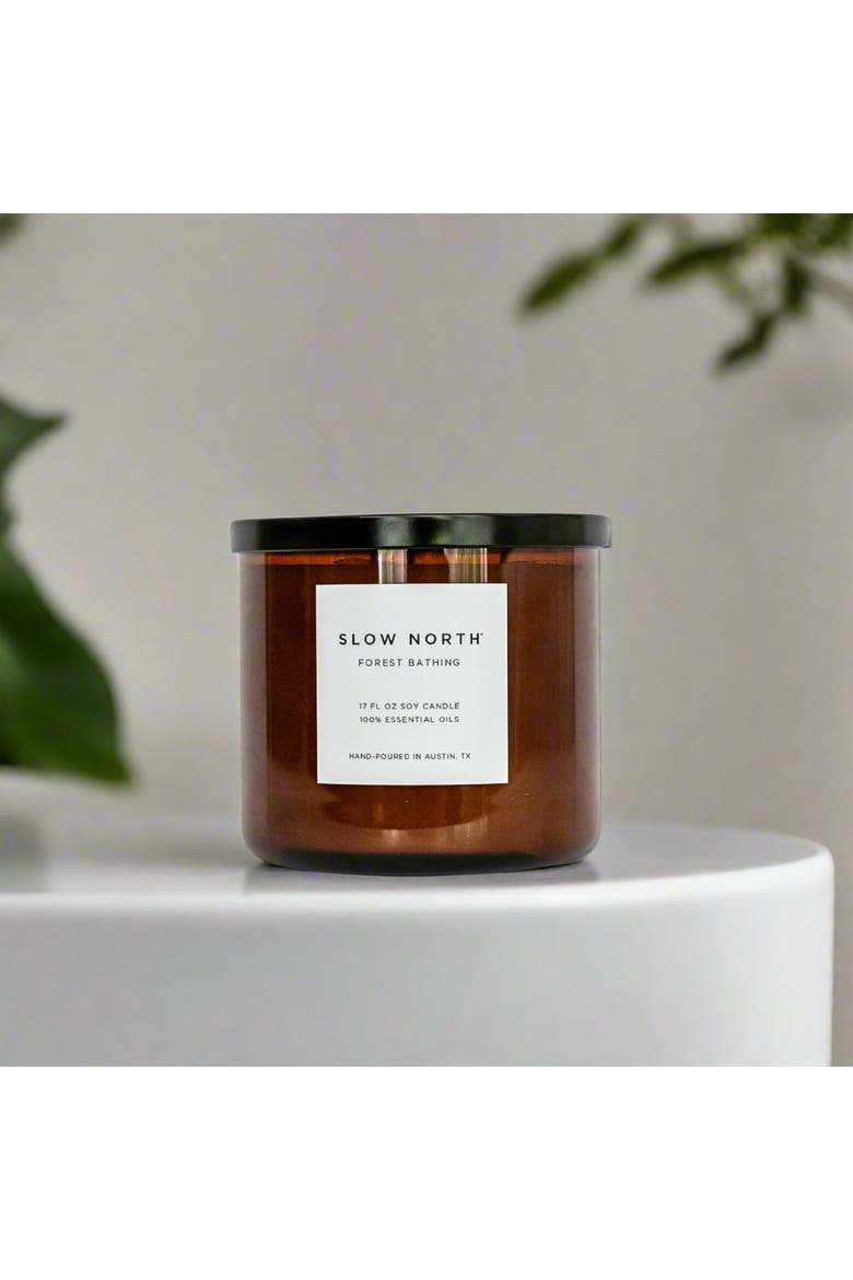 Forest Bathing - Signature 3-Wick Candle, Alternate, color, Brown