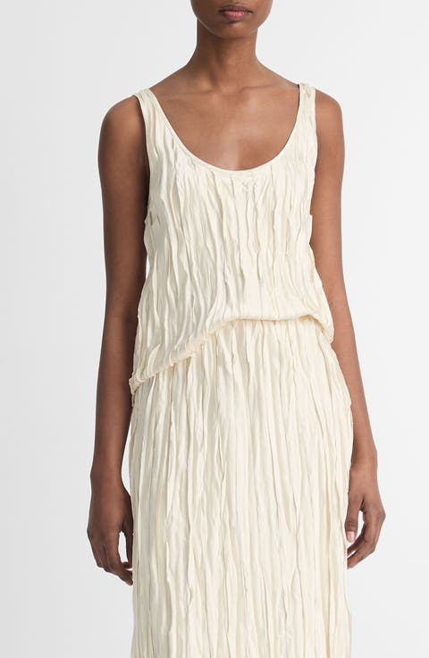 Crushed Satin Tank