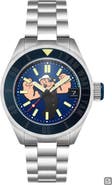 SPINNAKER x Popeye Forearm Fury Piccard Automatic Bracelet Watch, 45mm