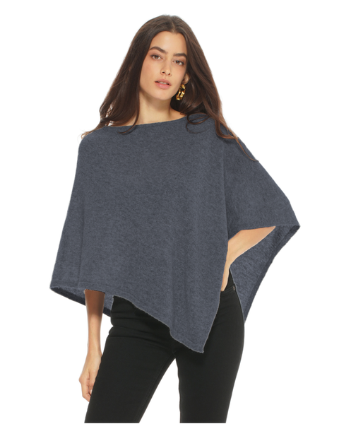 Pure Cashmere Capelet Poncho