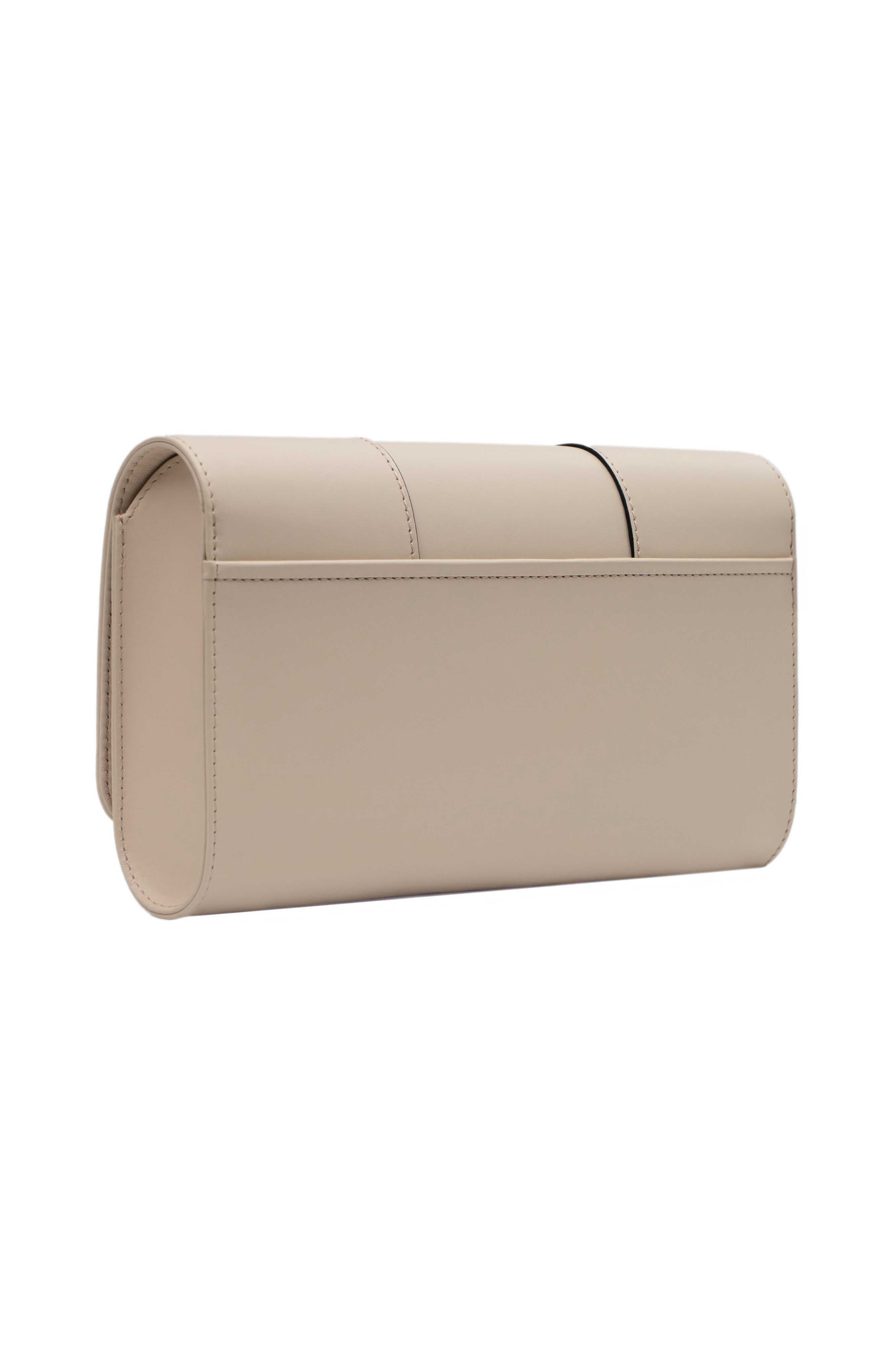 PERRIN PARIS La Corsette Clutch, Alternate, color, Crème / Black