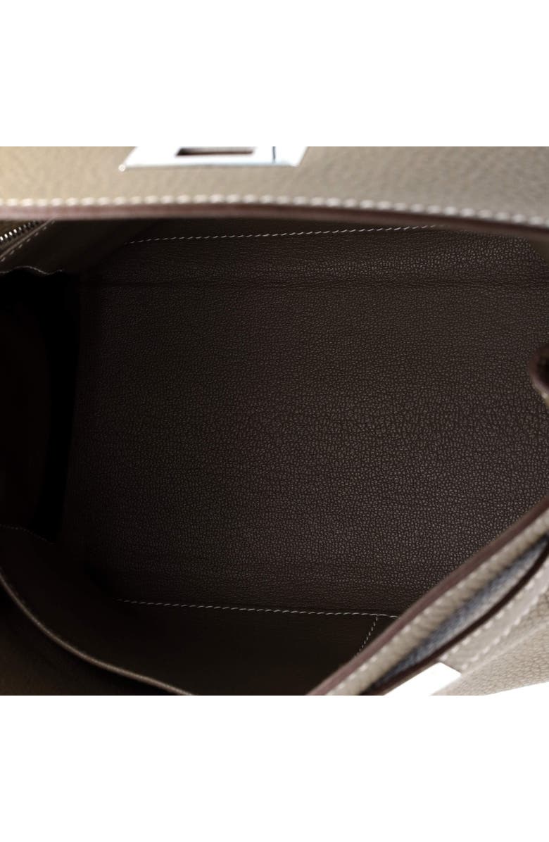 Pre-Owned Hermes Kelly Handbag Grey Togo with Palladium Hardware 28, Alternate, color,