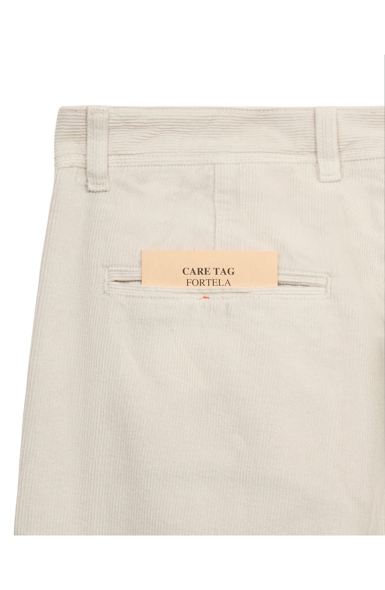 Fortela Reno Corduroy Trousers, Alternate, color, Off White