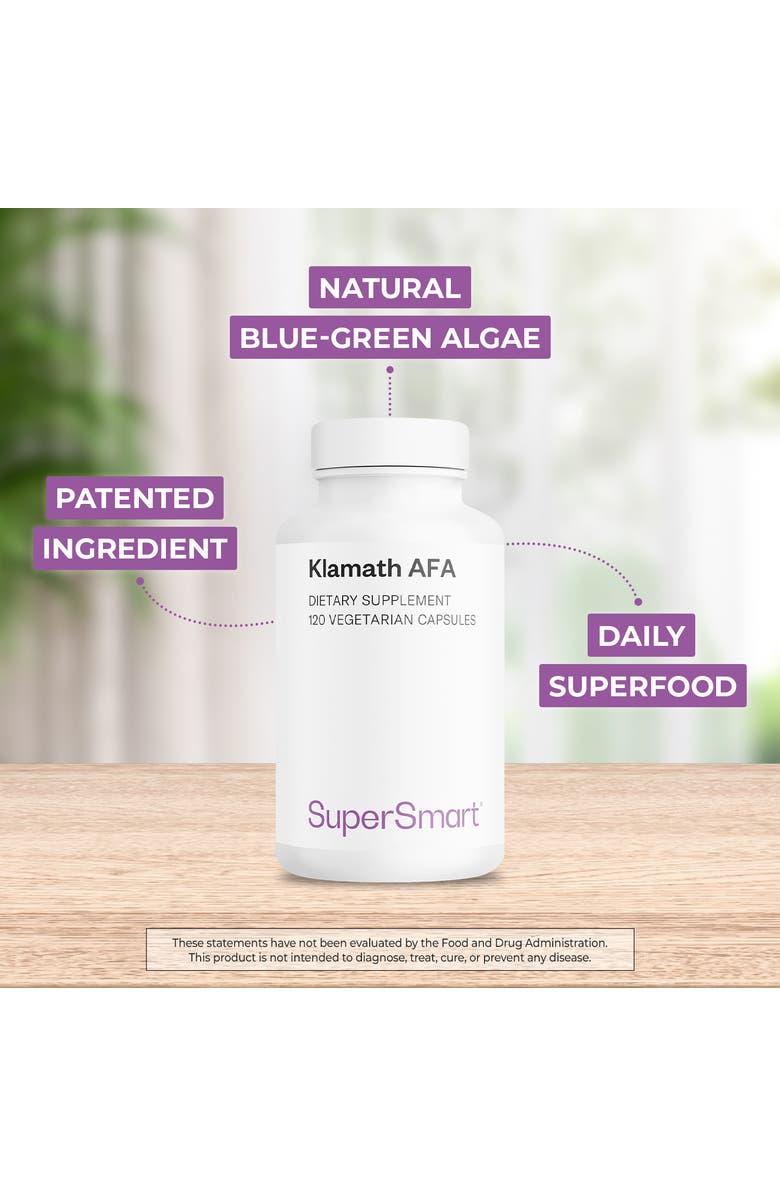 SuperSmart Klamath AFA 1000 mg per Day, Alternate, color, NO COLOR
