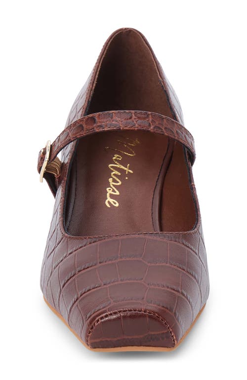 Matisse Mirabelle Mary Jane Heel In Brown