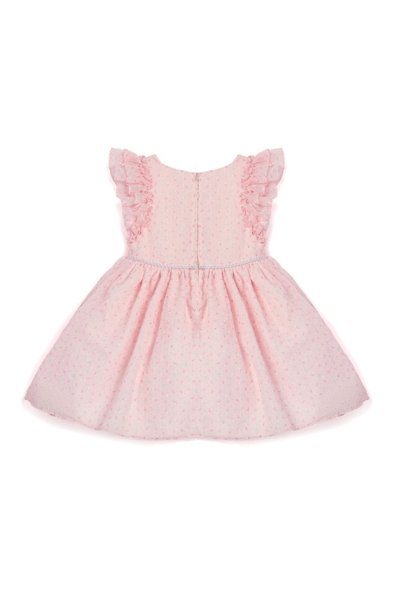 Kids' Bow Ruffle Dress, Alternate, color, PINK