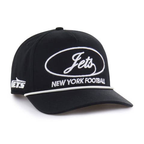 Men's '47 Black New York Jets Foundational Hitch Adjustable Hat