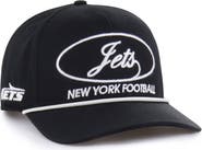 '47 Men's '47 Black New York Jets Foundational Hitch Adjustable Hat