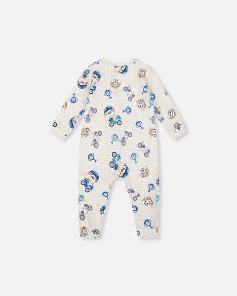 One-Piece Organic Cotton Pajama Monkey (Baby)