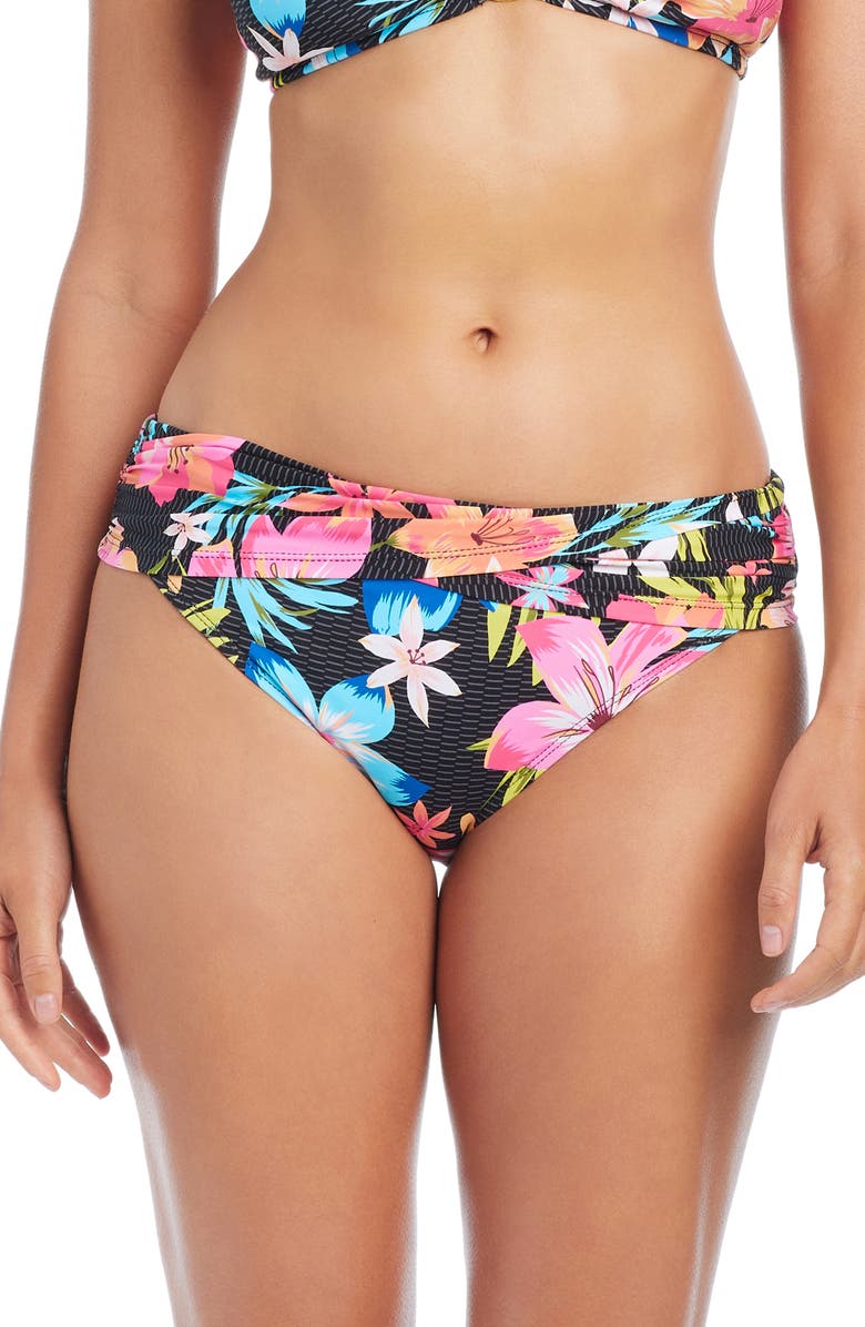 BLEU by Rod Beattie Sweet Escape Sarong Hipster Bikini Bottoms, Main, color, 